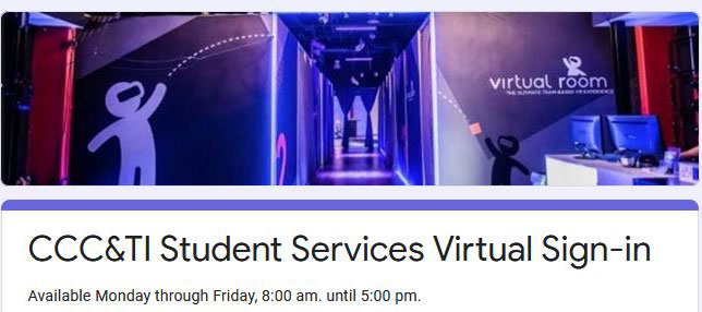 Student Services Virtual Sign In Form