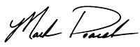 Mark Poarch's signature