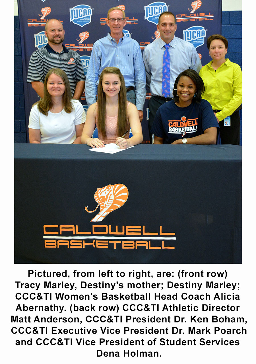 Destiny Marley signing to play for CCC&TI
