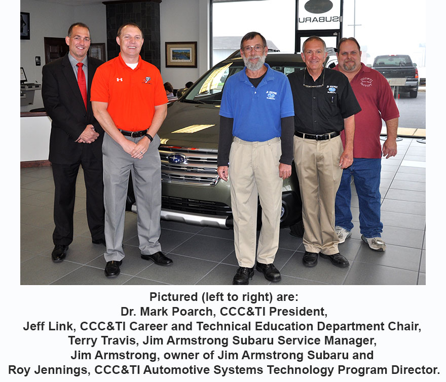 CCC&TI with Jim Armstrong Subaru staff