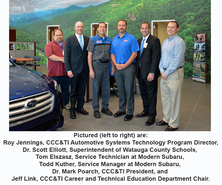 CCC&TI with Modern Subaru staff