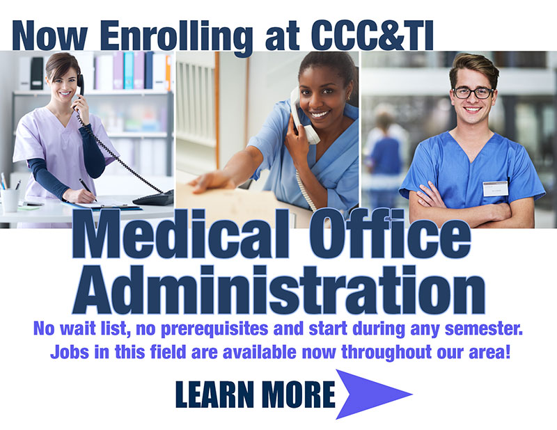 ad for Medical Office Admin program