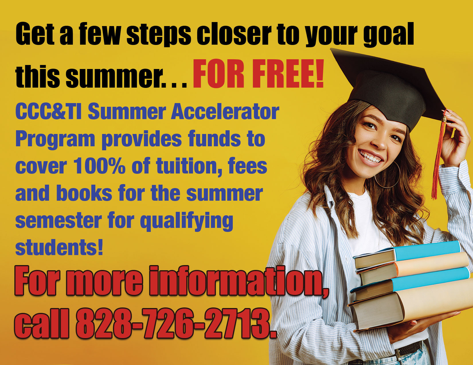 ad for Summer Accelerator Grant program