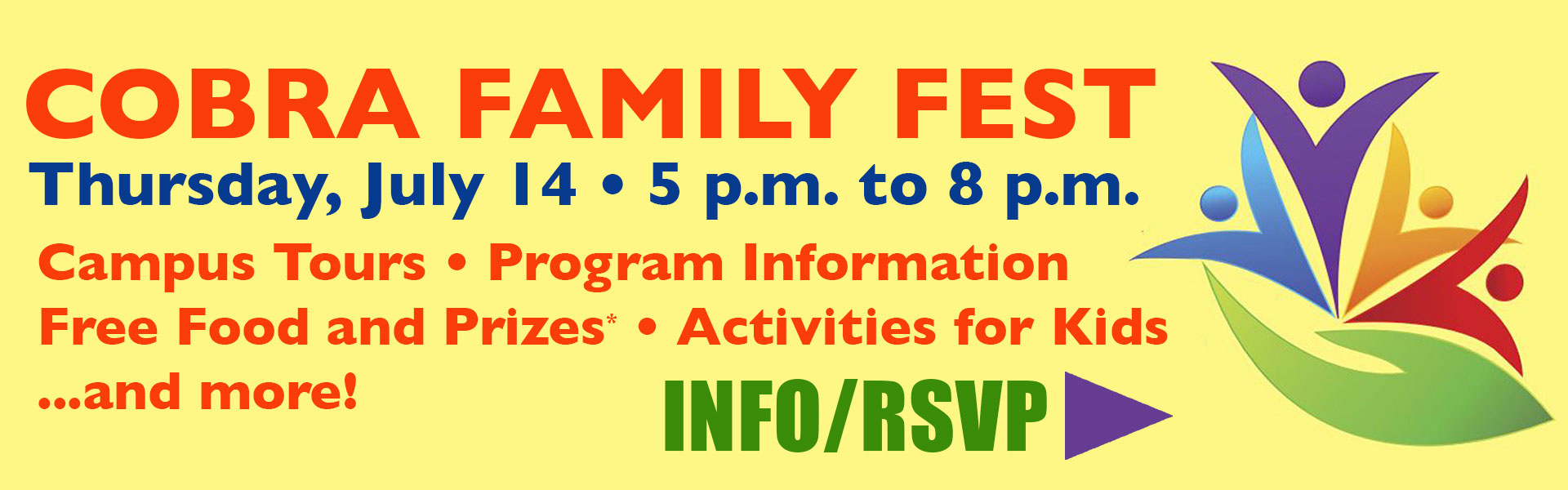 Cobra Family Fest 7/14 5pm to 8 pm